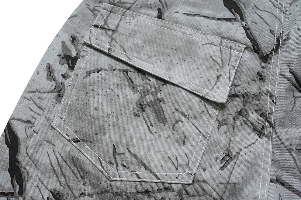 Pantalon camouflage bleu