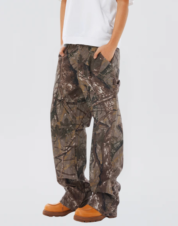 Pantalon cargo camouflage