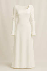 Elegantes Maxikleid - Offwhite