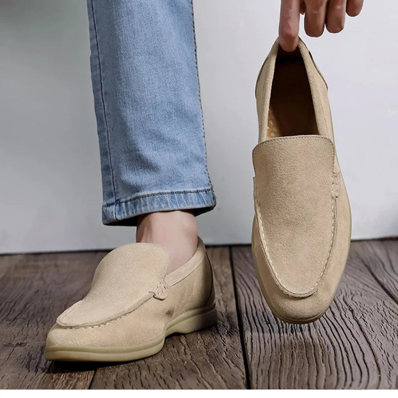 Mocassins en daim haut de gamme