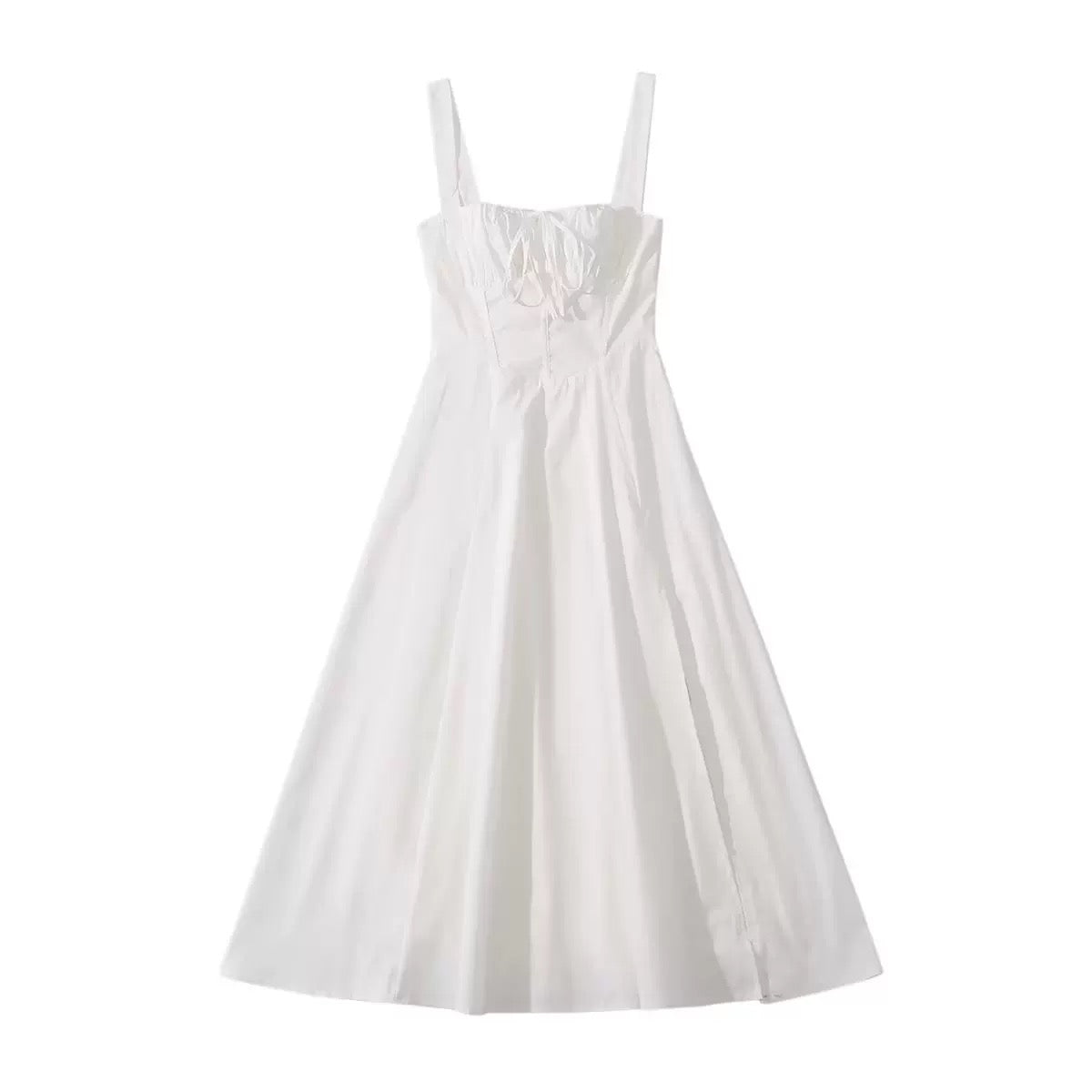 Long summer dress - open leg
