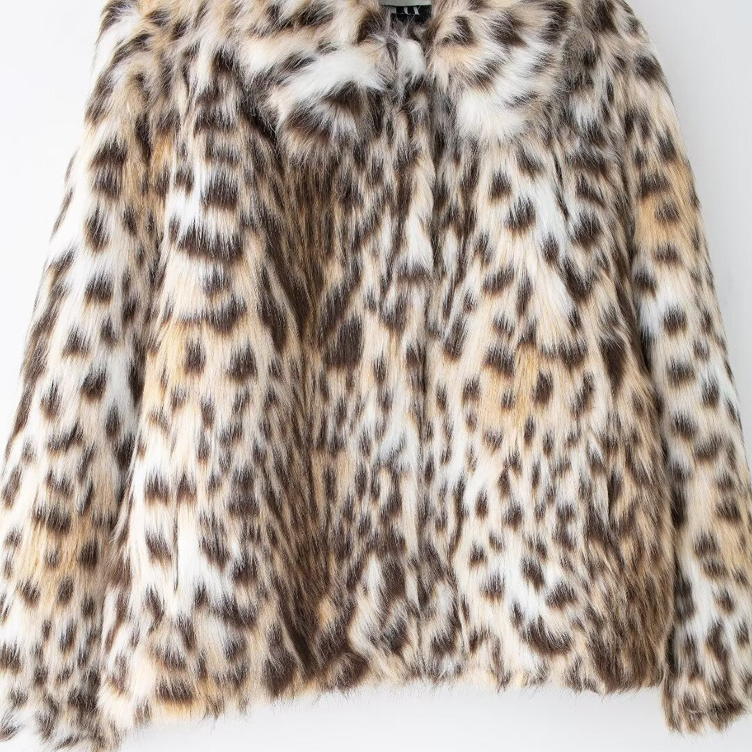 Veste en fourrure glamour