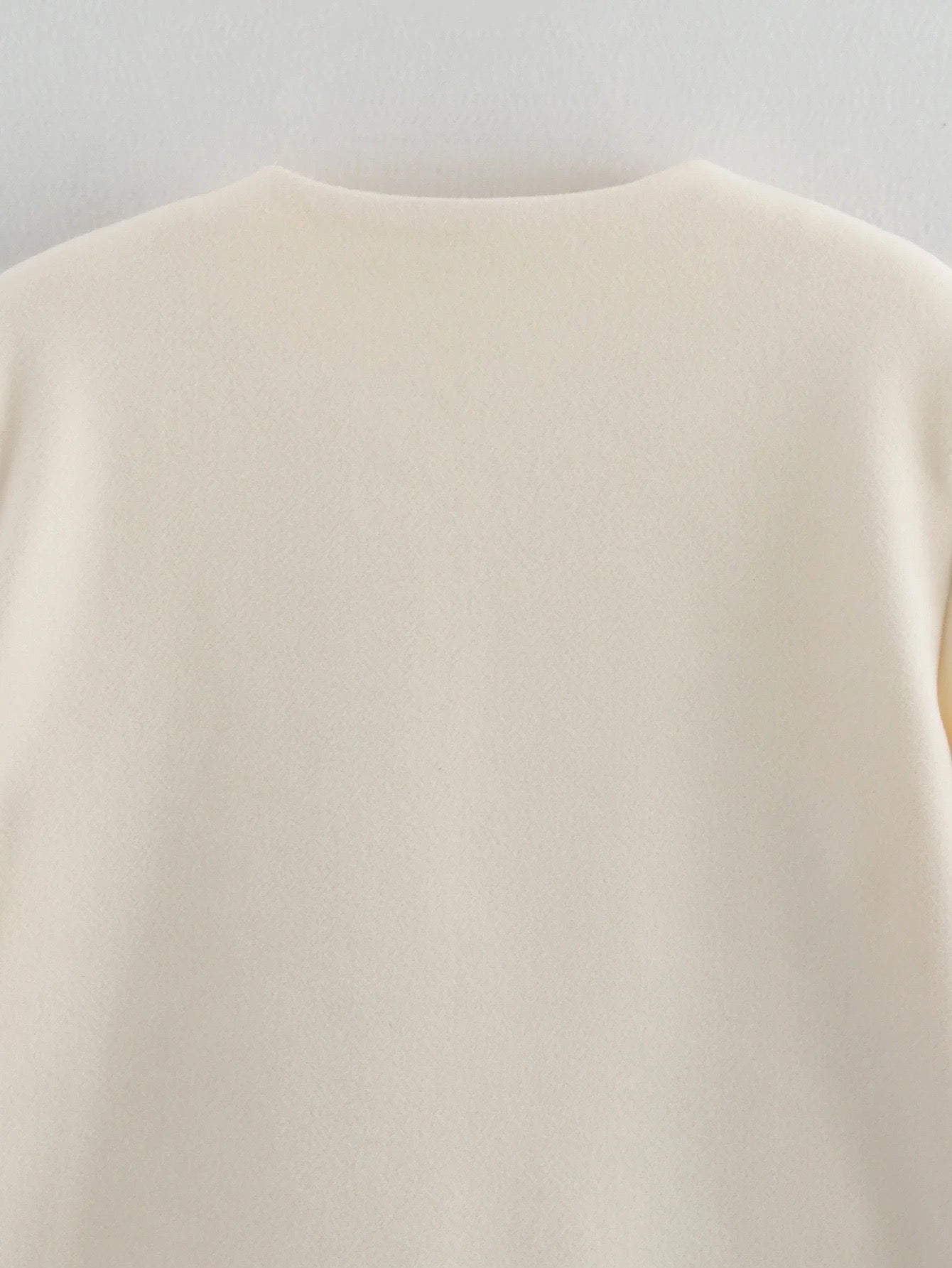 Manteau court crème