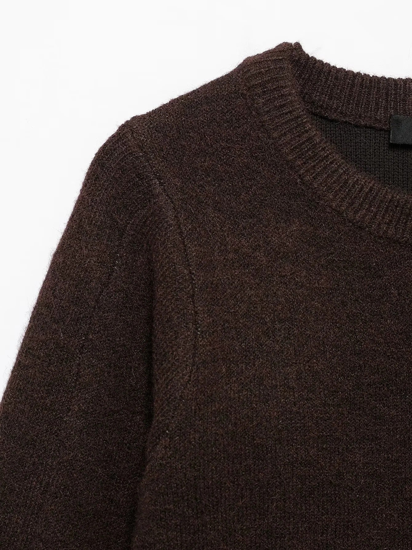 Cardigan avec jupe marron