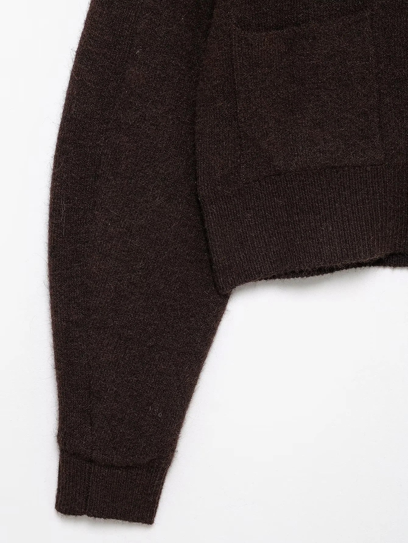 Cardigan avec jupe marron