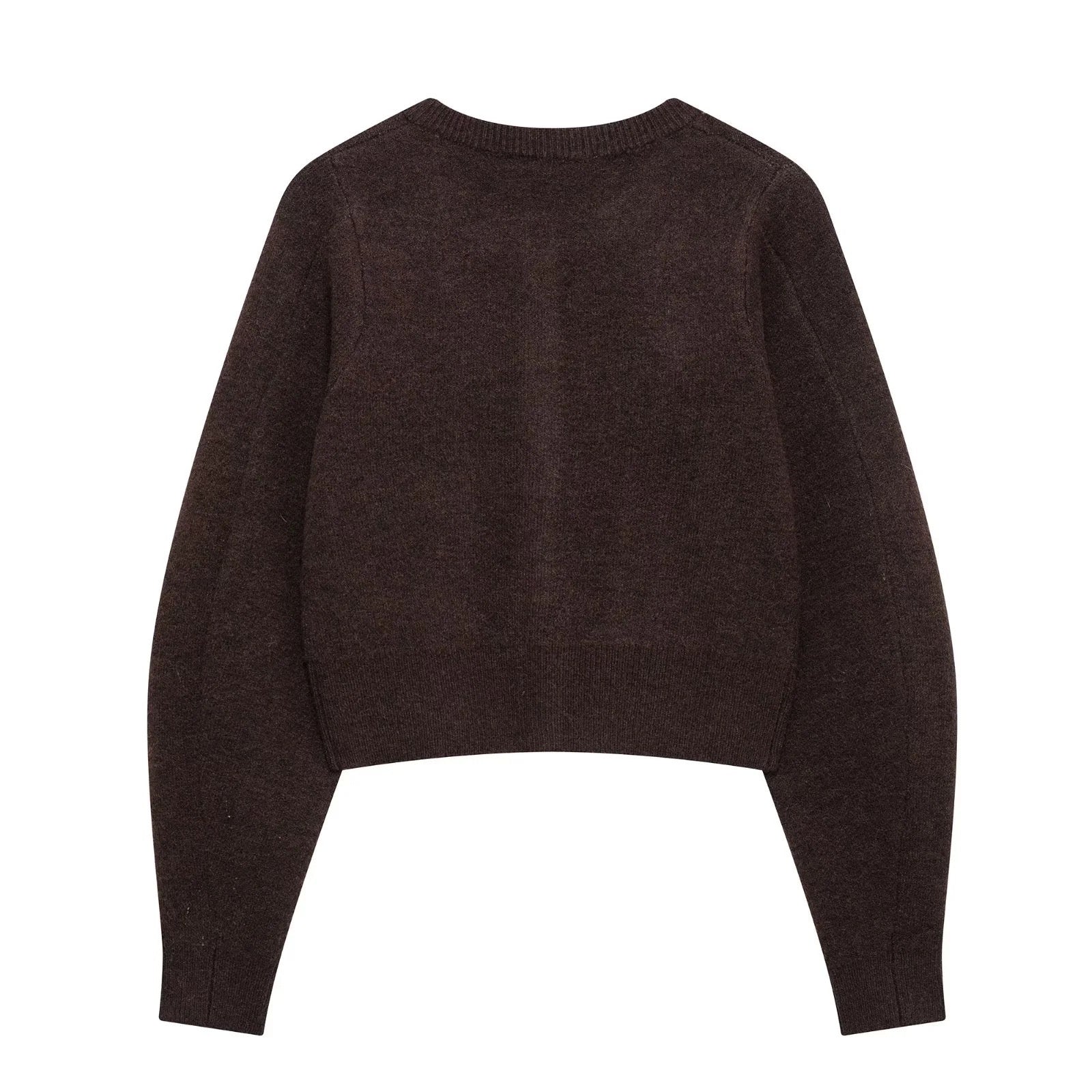 Cardigan avec jupe marron