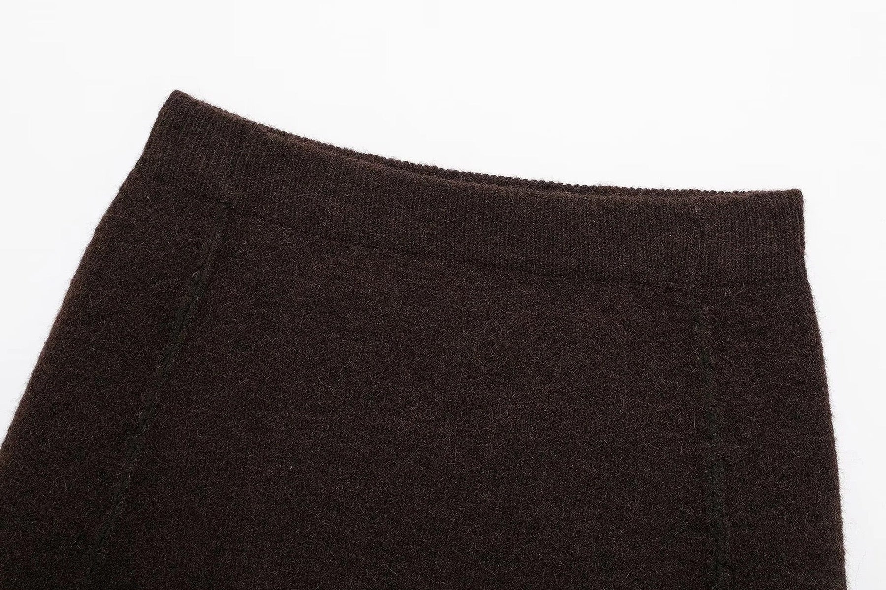 Cardigan avec jupe marron