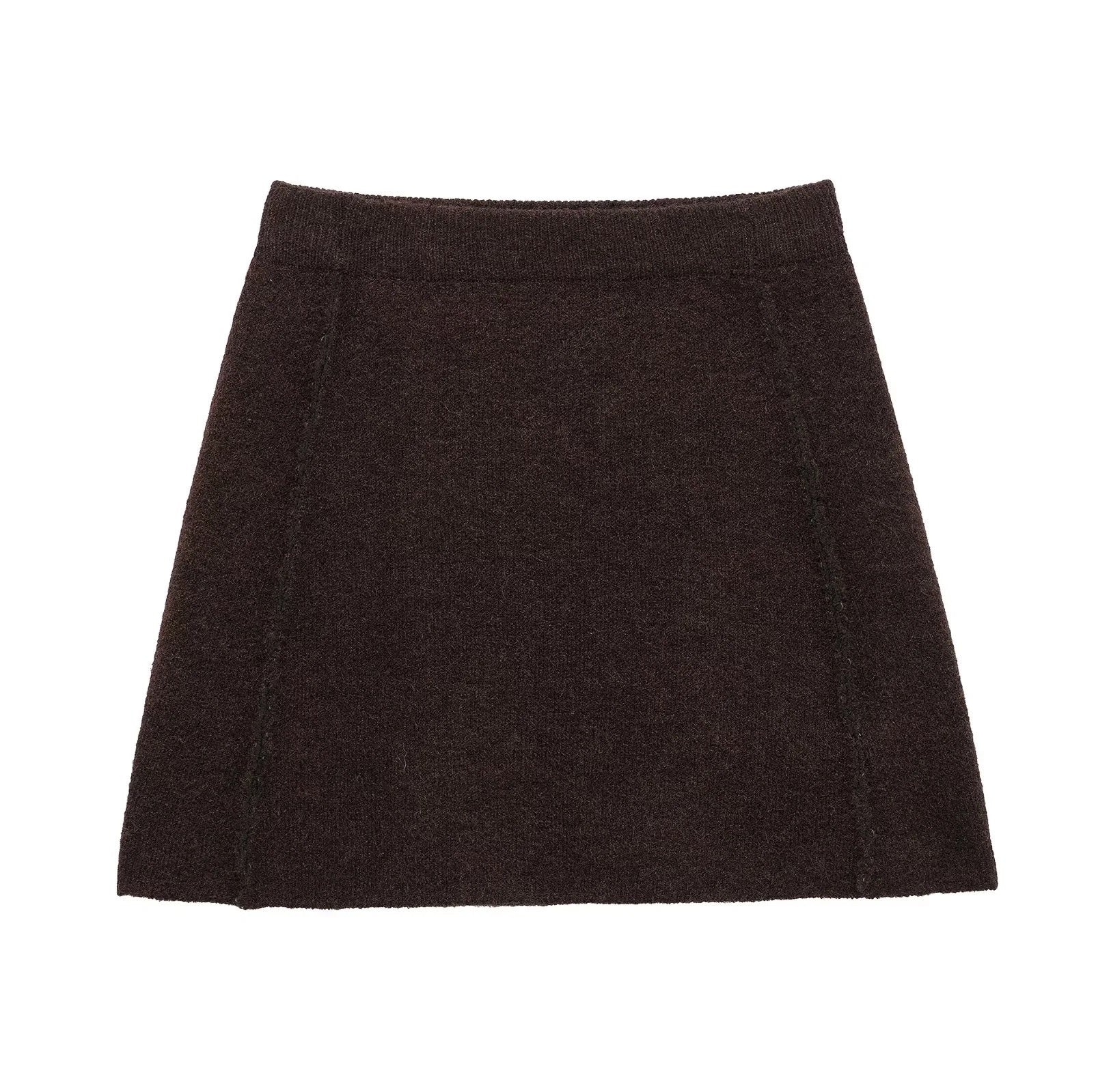 Cardigan avec jupe marron