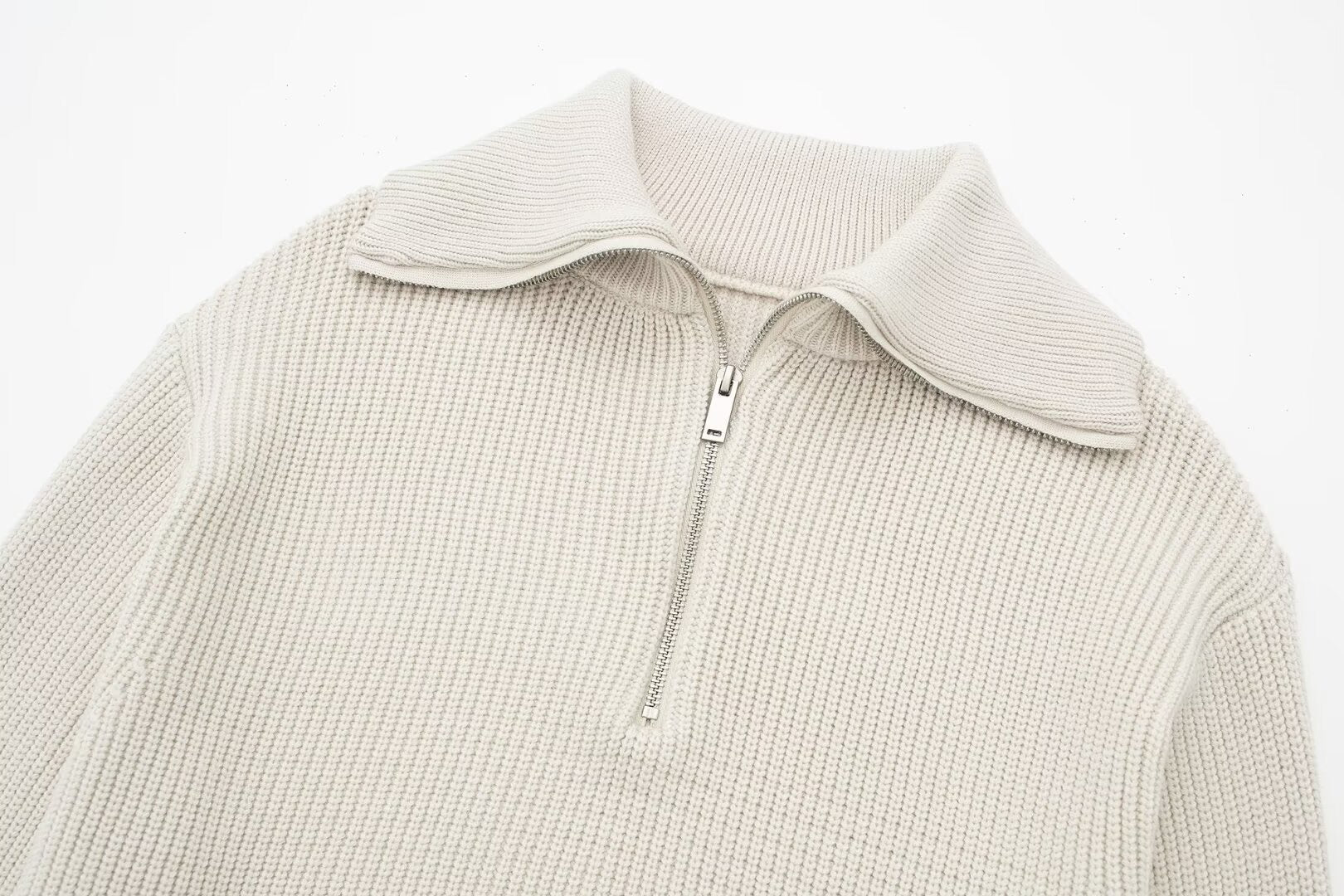 Icon Paris Knitted Half Zipper