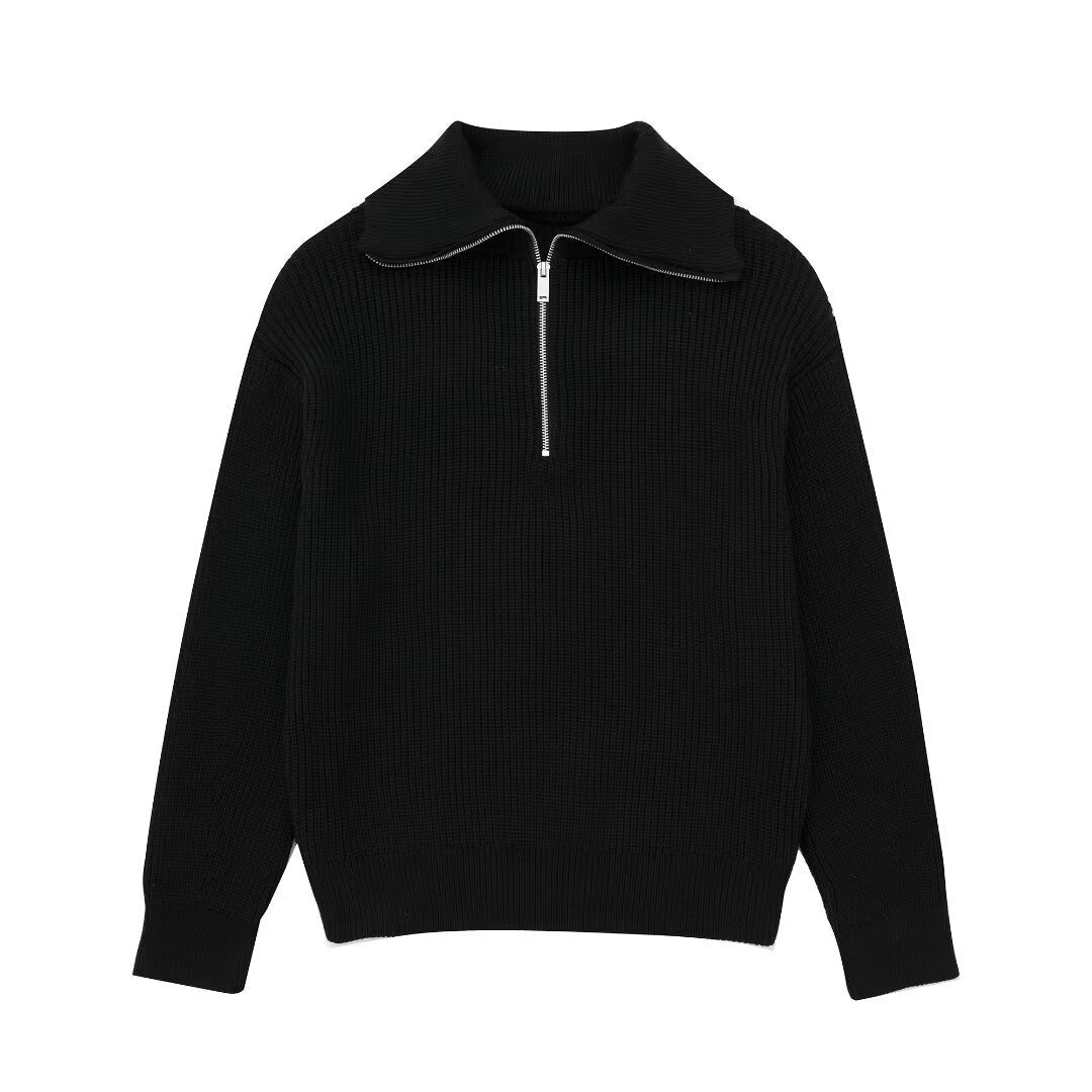 Icon Paris Knitted Half Zipper