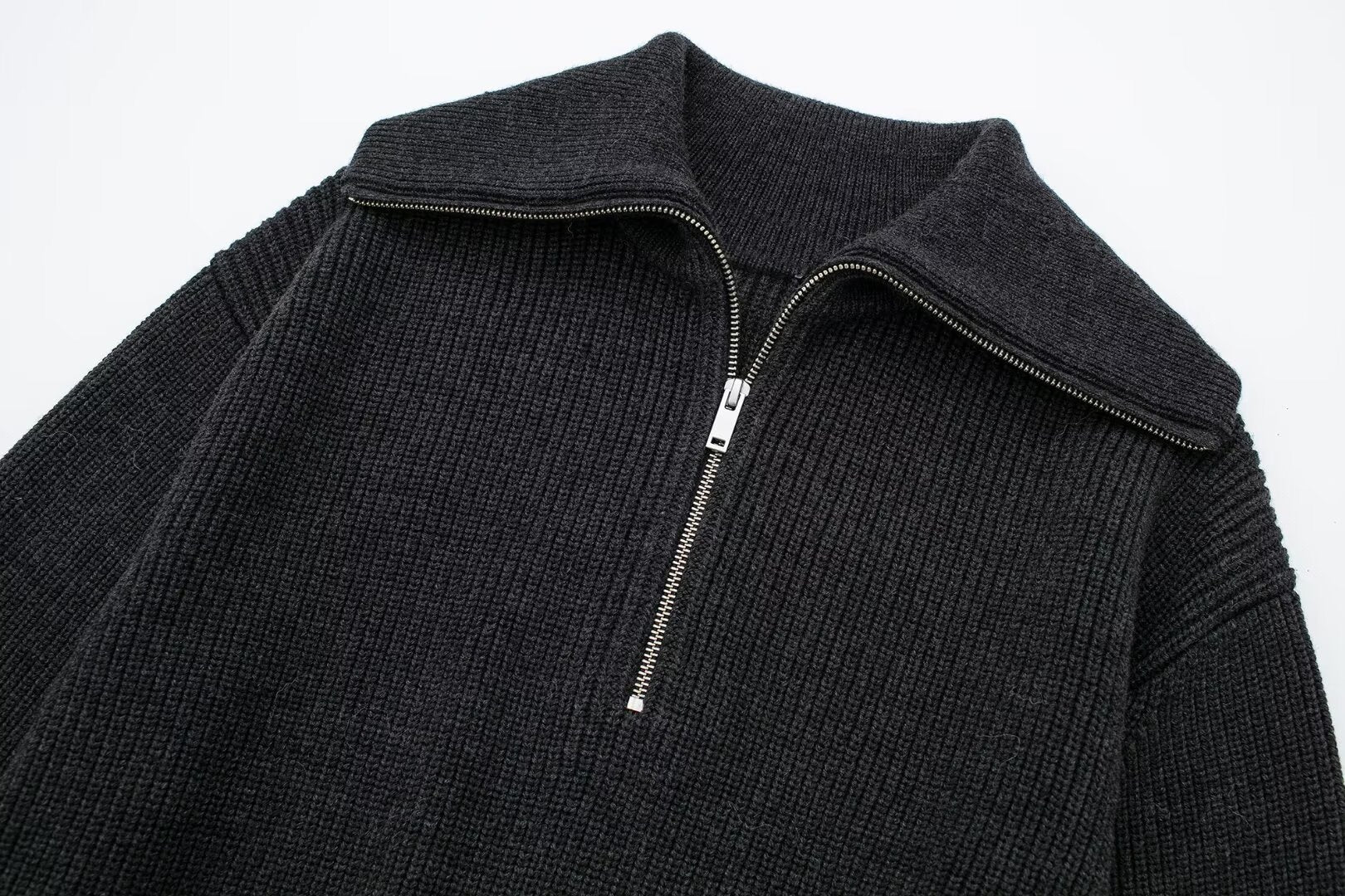 Icon Paris Knitted Half Zipper