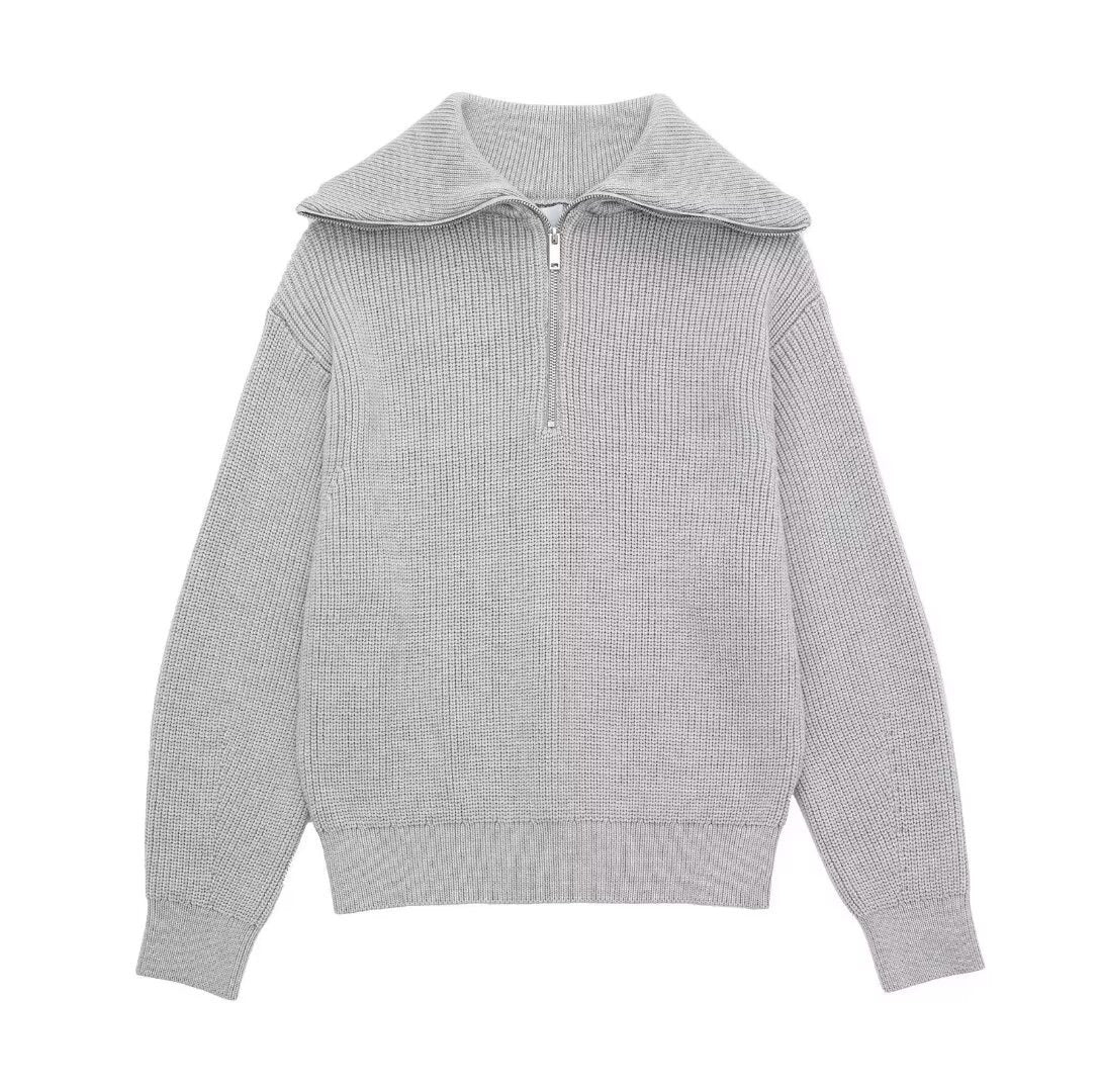 Icon Paris Knitted Half Zipper