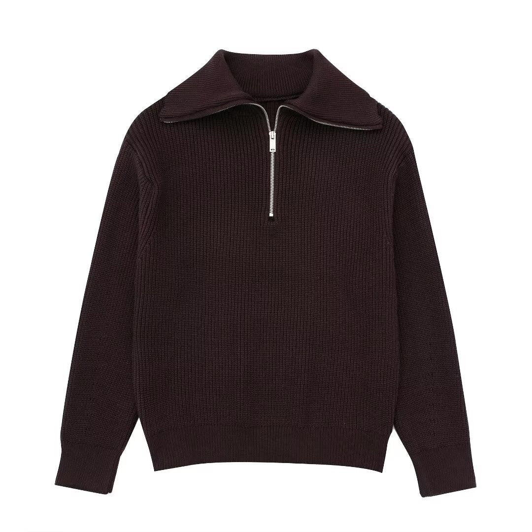 Icon Paris Knitted Half Zipper