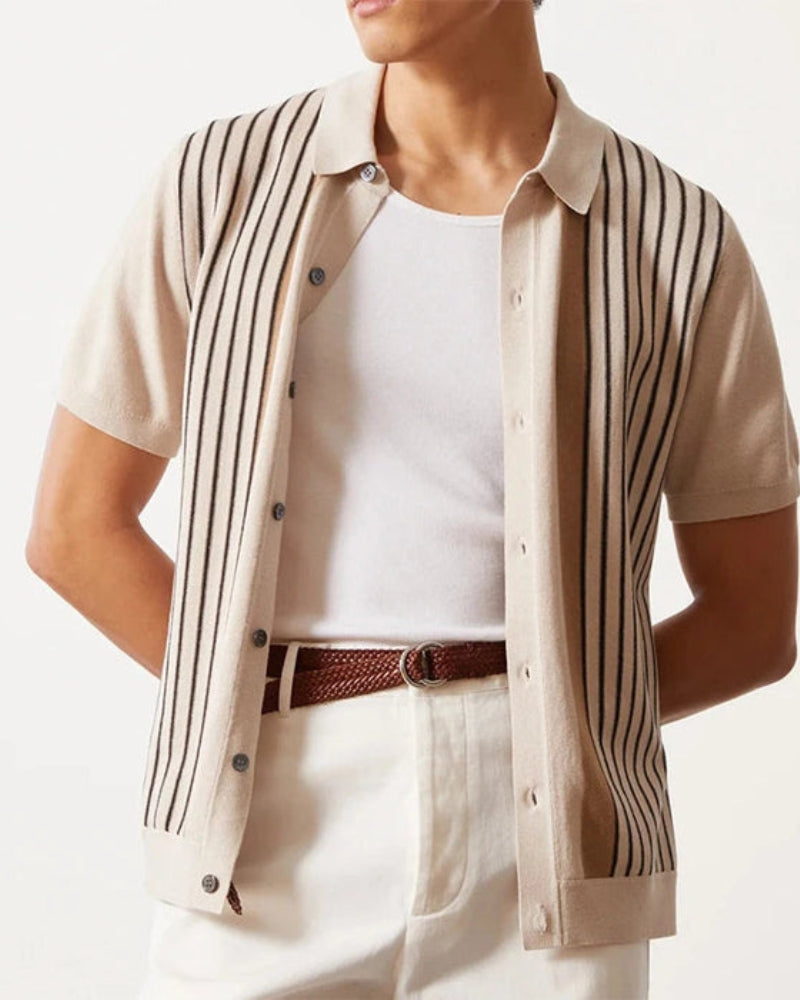Monte Carlo knitted polo shirt