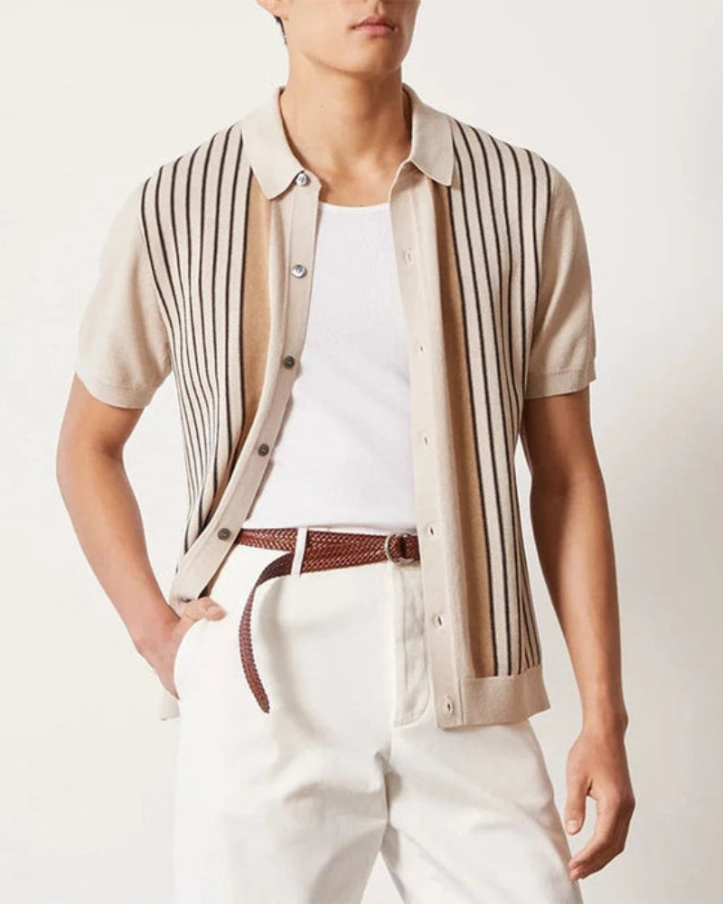 Monte Carlo knitted polo shirt