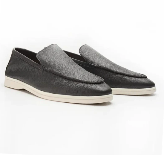 Mocassins en cuir de vachette