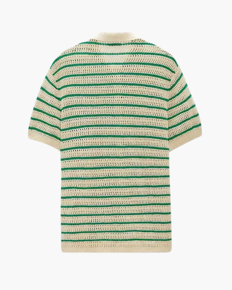 Marbella – Knitted button-down shirt