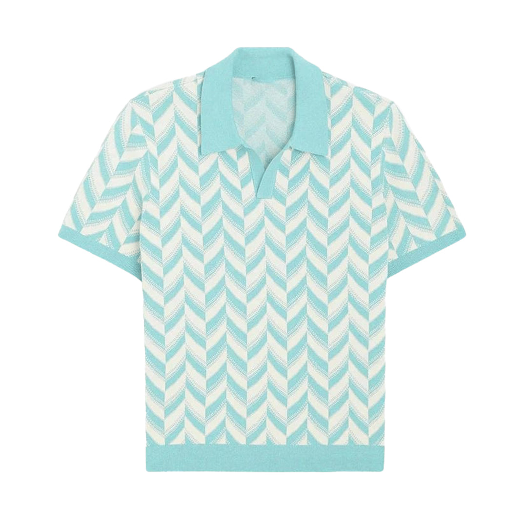 V-neck Polo Hemd
