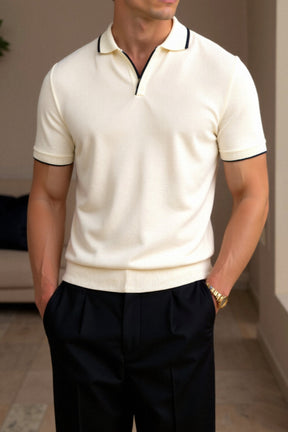 Contrast Slim Fitted Polo