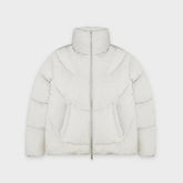 Doudoune Burocs Matte Nylon Gris Clair