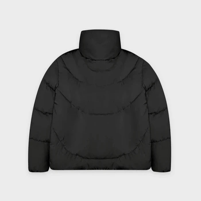 Burocs Matte Nylon Puffer Jacket Black