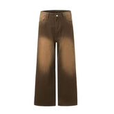 Jean baggy marron Cali