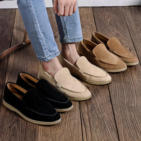 Mocassins en daim haut de gamme