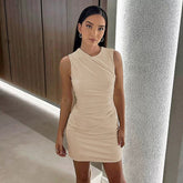 Elegant dress - beige