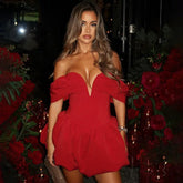 Robe rouge élégante