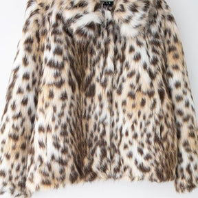 Veste en fourrure glamour
