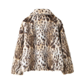 Veste en fourrure glamour