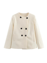 Manteau court crème