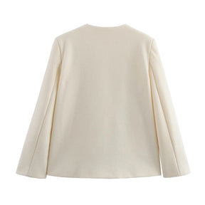 Manteau court crème