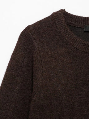 Cardigan avec jupe marron