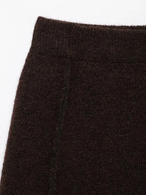 Cardigan avec jupe marron
