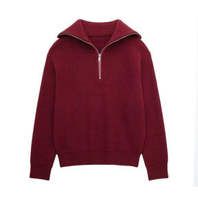 Icon Paris Knitted Half Zipper
