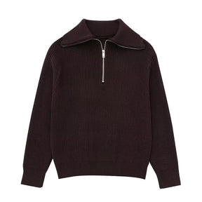 Icon Paris Knitted Half Zipper