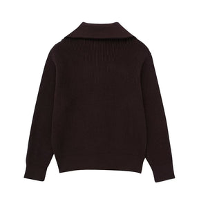 Icon Paris Knitted Half Zipper