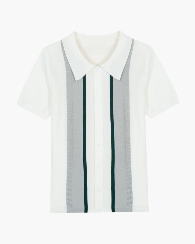 Bradford Strick-Poloshirt