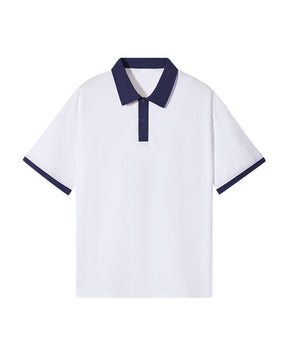 Woolen Structure Polo T-hemd
