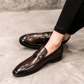 Mocassins en cuir décontractés