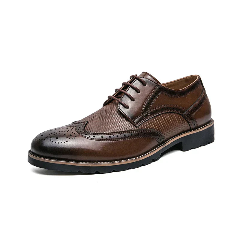 Chaussures classiques en cuir faites à la main