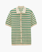 Marbella – Knitted button-down shirt