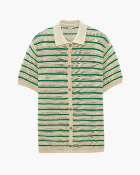 Marbella – Knitted button-down shirt