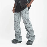 Pantalon camouflage bleu