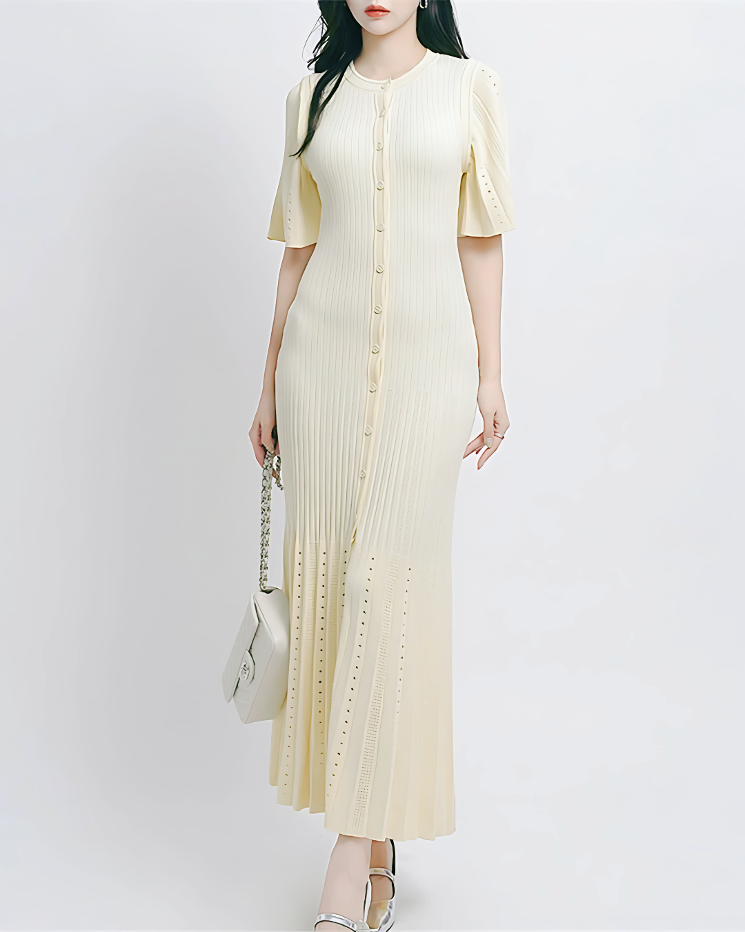 Sandro Sommerkleid - Offwhite