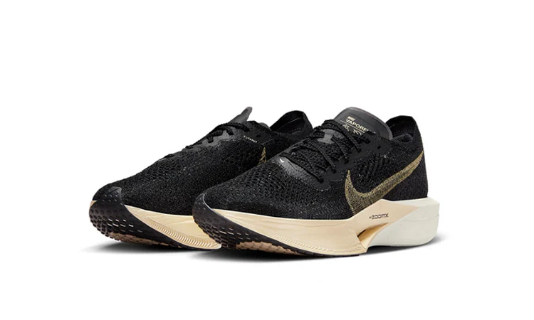 Nike Vaporfly 'Black Metallic Gold Grain'